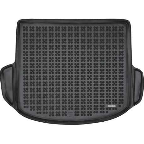 Hyundai SANTA FE III 5/7 vietų 2012 → 2018 Guminis bagažinės kilimėlis su borteliu