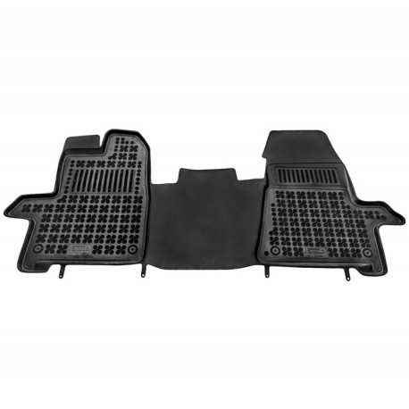 Ford Transit 2013 → priek. 2 vietų (sustipr.pagr.vairuotojo pusėje) Guminiai kilimėliai su borteliais