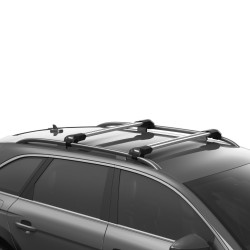 Stogo skersiniai PORSCHE Taycan Cross Turismo Universalas 2020 → Thule WingBar Edge Raised Rail