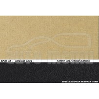 AUDI A7 (C7) 2010 → 2018 Medžiaginiai veliūrinės dangos kilimėliai