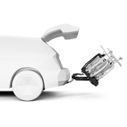 Thule VeloSpace 3 dviračių laikiklis ant kablio e-bike mikroautobusams vežti 4 dviracius 3+1