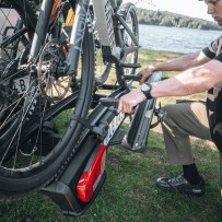 Thule VeloSpace 3 dviračių laikiklis ant kablio e-bike mikroautobusams vežti 4 dviracius 3+1
