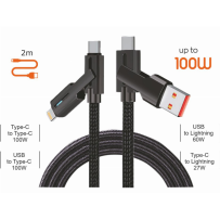 Krovimo laidas 200cm ilgio 4 in 1