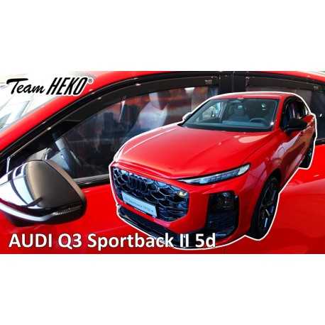 AUDI Q3 SPORTBACK II 5d 2025 → (+OT) Langų vėjo deflektoriai keturioms durims