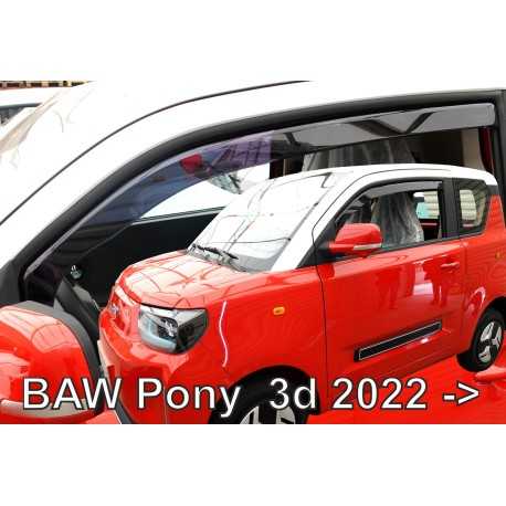 BAW Pony 3d 2023 → Langų vėjo deflektoriai priekinėms durims