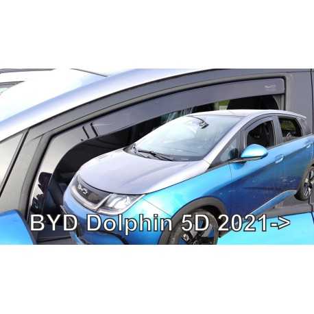 BYD DOLPHIN 5d 2021 → Langų vėjo deflektoriai priekinėms durims