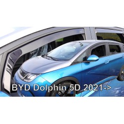 BYD DOLPHIN 5d 2021 → (+OT) langų vėjo deflektoriai keturioms durims