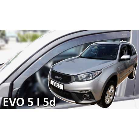 EVO 5 I 5d 2020 → 2022 Langų vėjo deflektoriai priekinėms durims
