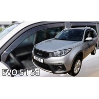 EVO 5 I 5d 2020 → 2022 (+OT) Langų vėjo deflektoriai keturioms durims