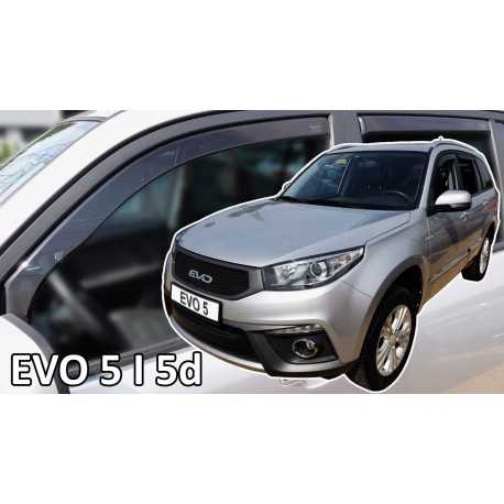 EVO 5 I 5d 2020 → 2022 (+OT) Langų vėjo deflektoriai keturioms durims
