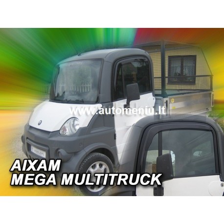 AIXAM MEGA MultiTruck Klijuojami langų vėjo deflektoriai priekinėms durims