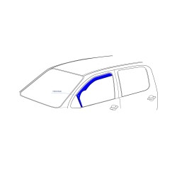 JETOUR X70 PLUS 5d 2020 → Langų vėjo deflektoriai priekinėms durims