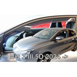MG 3 III 5d 2024 → Langų vėjo deflektoriai priekinėms durims