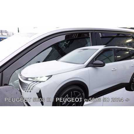 PEUGEOT e-5008 III 5d 2024 → (+OT) Langų vėjo deflektoriai keturioms durims
