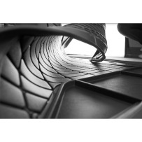 VOLKSWAGEN Sharan 7-vietos 2010 → 2020 Guminis bagažinės kilimėlis aukštais borteliais ProLine 3D