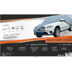 Automobilio uždangalas Automobilio uždangalas XL 510x193x152 cm SUV – apsauga nuo lietaus, sniego, saulės ir dulkių
