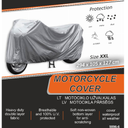 MOTOCIKLO UŽDANGALAS XL 246 x 105 x 127 cm
