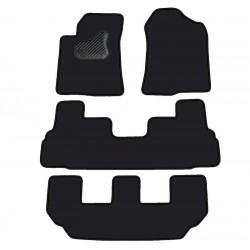 TOYOTA COROLLA VERSO 2004 → Medžiaginiai veliūrinės dangos kilimėliai