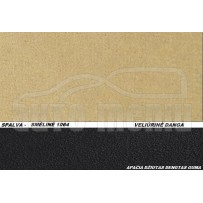 HYUNDAI ELANTRA 2000 → Medžiaginiai veliūrinės dangos kilimėliai