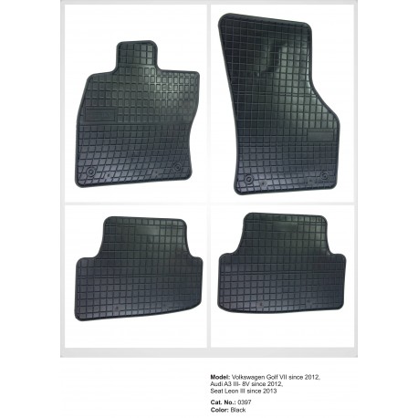 Volkswagen Golf VII 2012 → Guminiai kilimėliai