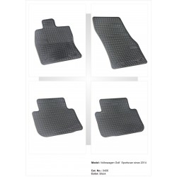 Volkswagen Golf Sportsvan 2014 → Guminiai kilimėliai