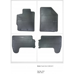 Toyota Yaris II 2006 → 2011 Guminiai kilimėliai