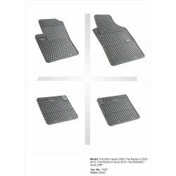 Fiat 500/500C 2007 → Guminiai kilimėliai