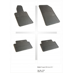 Peugeot 508 2011 → Guminiai kilimėliai