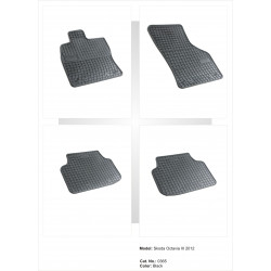Skoda Octavia III 2012 → Guminiai kilimėliai