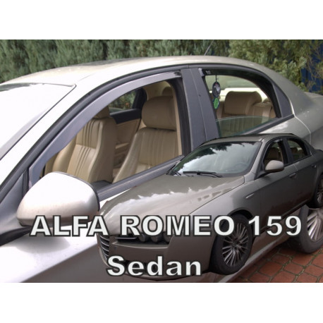 ALFA ROMEO 159 4D SEDANAS 2005 → 2011 (+OT)) Langų vėjo deflektoriai keturioms durims