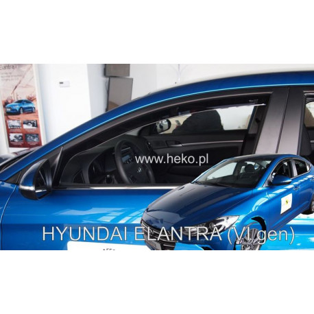 HYUNDAI ELANTRA (VI) 2016 → 2020 Langų vėjo deflektoriai priekinėms durims