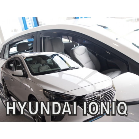 HYUNDAI IONIQ 2017 → (+OT) langų vėjo deflektoriai keturioms durims