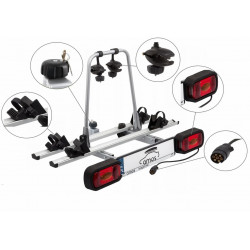 Dviračių laikiklis Amos TYTAN GIRO 2 ant kablio vežti du dviračius