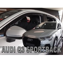 AUDI Q3 SPORTBACK 5 durų 2020 → (+OT) Langų vėjo deflektoriai keturioms durims