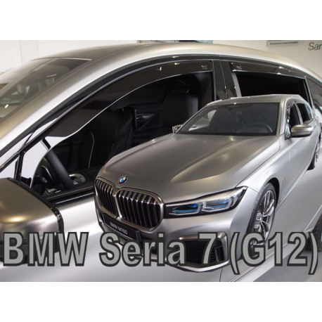 BMW 7 G12 4D 2015 → 2022 Langų vėjo deflektoriai keturioms durims