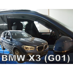 BMW X3 (G01) 2017 → Langų vėjo deflektoriai priekinėms durims