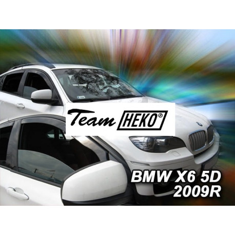 BMW X6 E71 5durų 2007 → 2014 Langų vėjo deflektoriai priekinėms durims