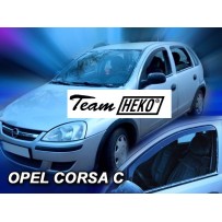 OPEL CORSA C 5 durų 2000 → 2006 Langų vėjo deflektoriai priekinėms durims