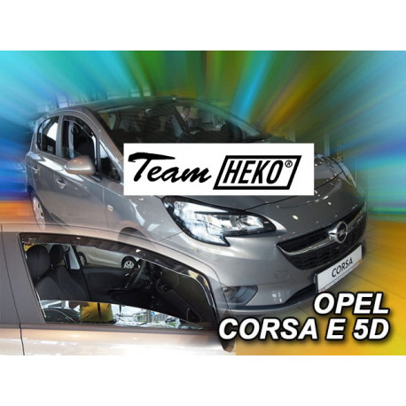 OPEL CORSA D/E 5 durų 2006 → 2019 Langų vėjo deflektoriai priekinėms durims
