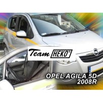 OPEL AGILA 5 durų 2008 → 2014 Langų vėjo deflektoriai priekinėms durims