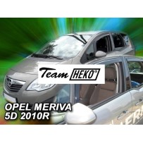 OPEL MERIVA B 5 durų 2010 → Langų vėjo deflektoriai priekinėms durims