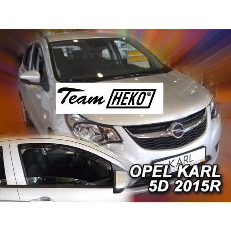 OPEL KARL 5 durų 2015 → Langų vėjo deflektoriai priekinėms durims