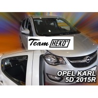 OPEL KARL 5 durų 2015 → (+OT) Langų vėjo deflektoriai keturioms durims