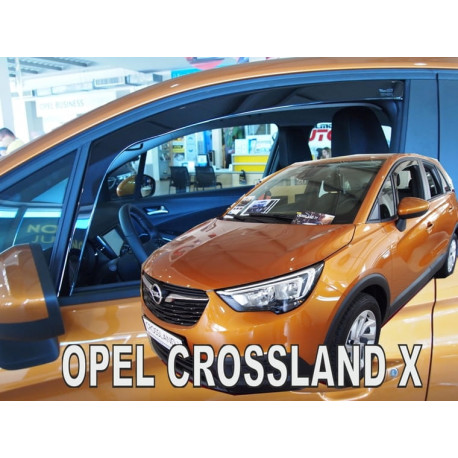 OPEL CROSSLAND X 2017 → Langų vėjo deflektoriai priekinėms durims