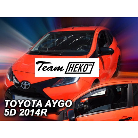 TOYOTA AYGO II 5 durų 2014 → 2021 Langų vėjo deflektoriai priekinėms durims