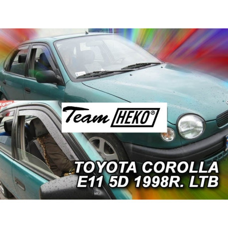 TOYOTA COROLLA E 11 4d / 5 durų 07/1997 → 2001 TMP-80 Langų vėjo deflektoriai priekinėms durims