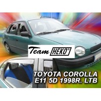 TOYOTA COROLLA E11 5 durų 1997 → 2001 HTB(+OT) Langų vėjo deflektoriai keturioms durims