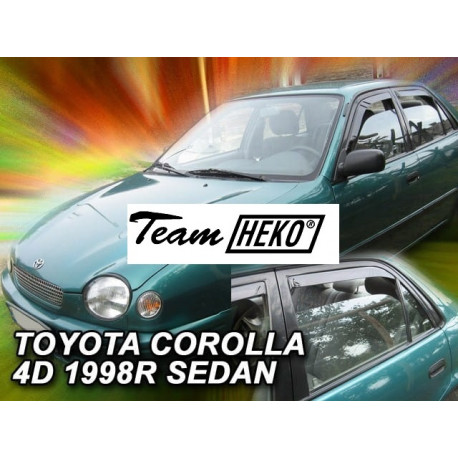 TOYOTA COROLLA E11 4 durų 1997 → 2001 (+OT) Sedanas Langų vėjo deflektoriai keturioms durims