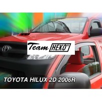 TOYOTA HILUX 2 durų 2006 → 2015 Langų vėjo deflektoriai priekinėms durims