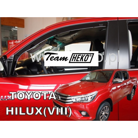 TOYOTA HILUX VIII 4d 2015 → Langų vėjo deflektoriai priekinėms durims